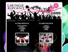 Tablet Screenshot of eventosloungevip.com